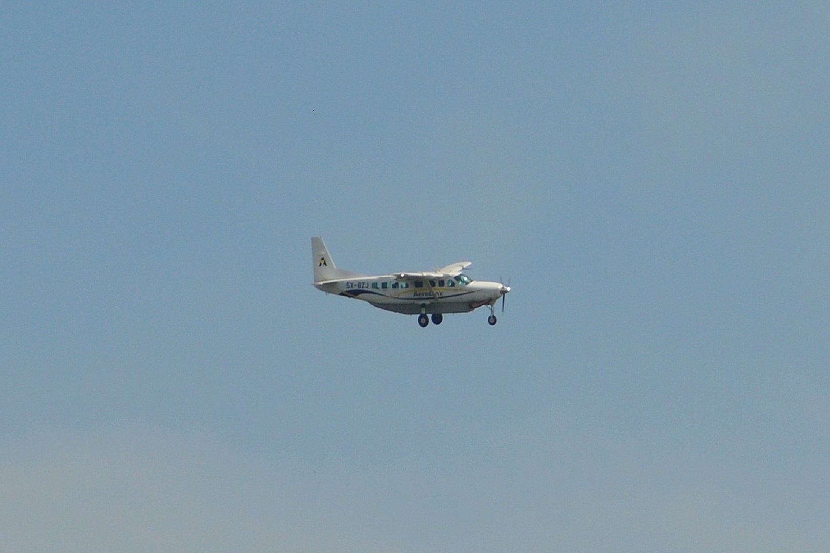 Aerolink Plane In Flight